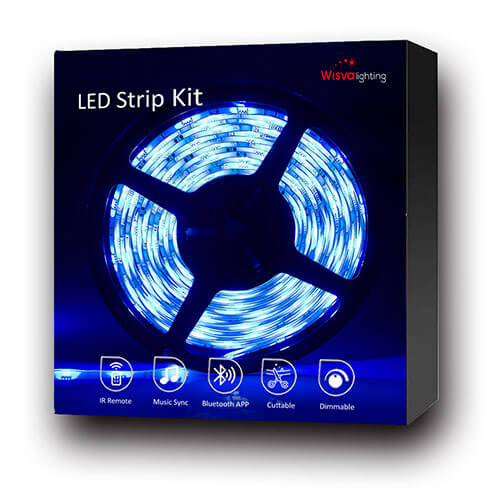 Bluetooth IR RGB led strip kit